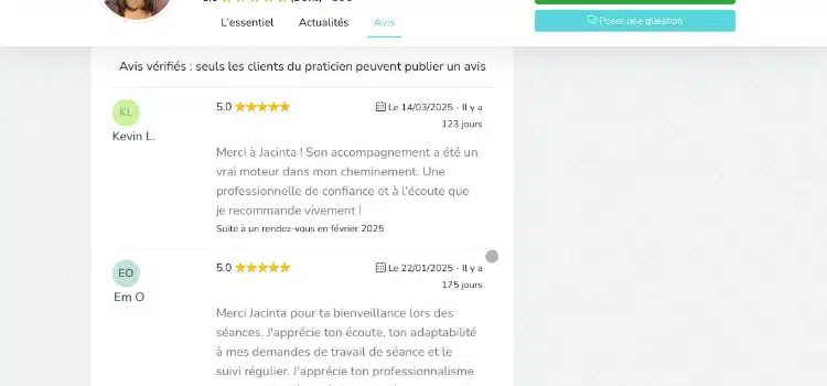 Photo numéro 1 de la galerie de Jacinta Bernardo : Hypnothérapeute à Saintes. Prendre RDV
