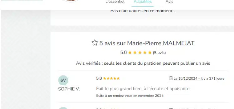 Photo numéro 5 de la galerie de Marie-pierre MALMEJAT : Sophrologue à Montévrain. Prendre RDV