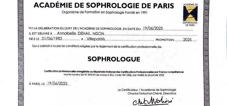Photo numéro 1 de la galerie de Annabelle Nison : Sophrologue à Maisons-Alfort. Prendre RDV
