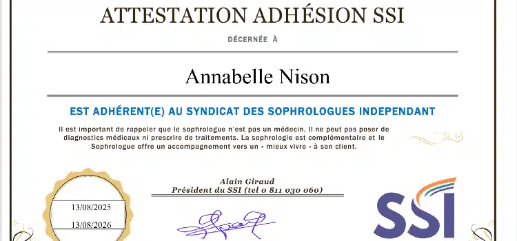 Photo numéro 3 de la galerie de Annabelle Nison : Sophrologue à Maisons-Alfort. Prendre RDV
