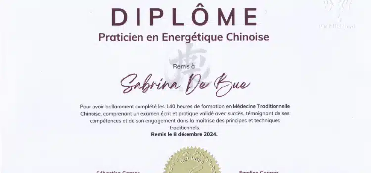 Photo numéro 6 de la galerie de Sabrina Escale : Énergétique Traditionnelle Chinoise à Villeneuve-d'Ascq. Prendre RDV