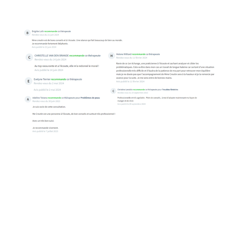 Photo numéro 5 de la galerie de STEPHANIE CREUTIN : Naturopathe à Nointel. Prendre RDV