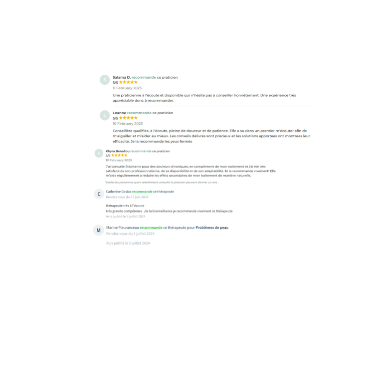 Photo numéro 6 de la galerie de STEPHANIE CREUTIN : Naturopathe à Nointel. Prendre RDV