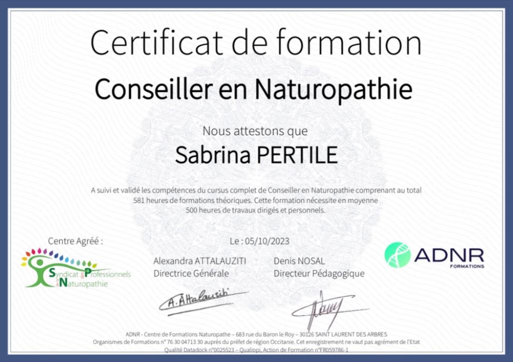 Photo numéro 7 de la galerie de Sabrina Pertile : Naturopathe à Audincourt. Prendre RDV