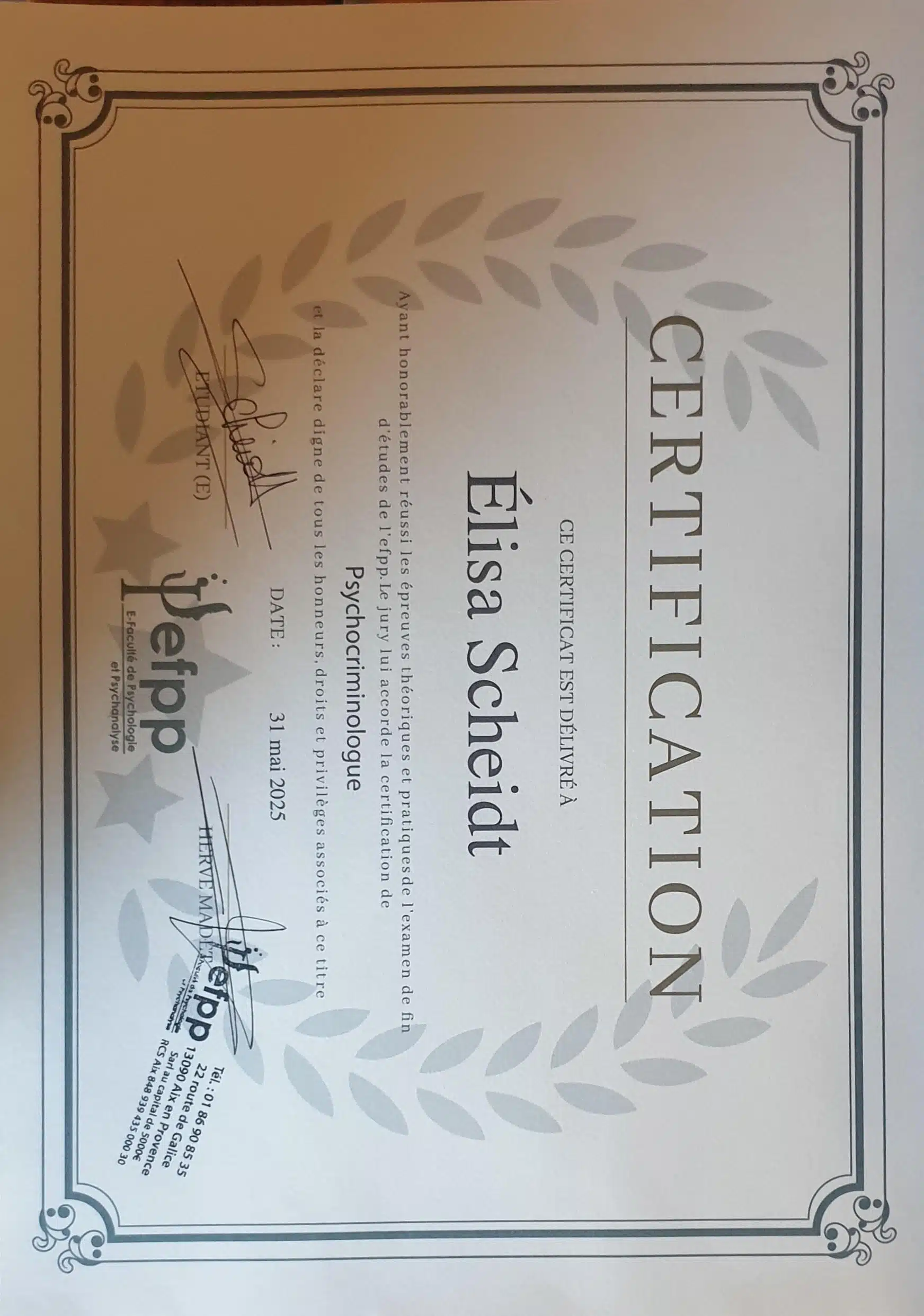 Photo numéro 2 de la galerie de Elisa Scheidt : Psychopraticien à Remoulins. Prendre RDV