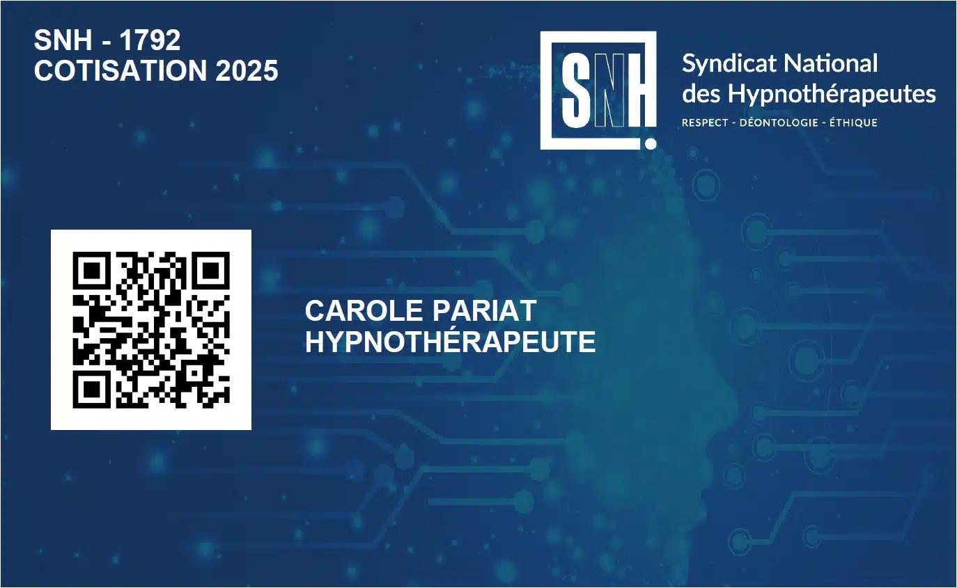 Photo numéro 9 de la galerie de Carole Pariat : Hypnothérapeute à Livry-Gargan. Prendre RDV
