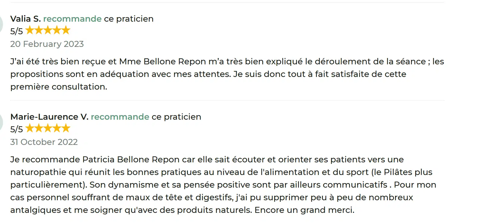 Photo numéro 16 de la galerie de Patricia Bellone Repon : Naturopathe à Toulon. Prendre RDV