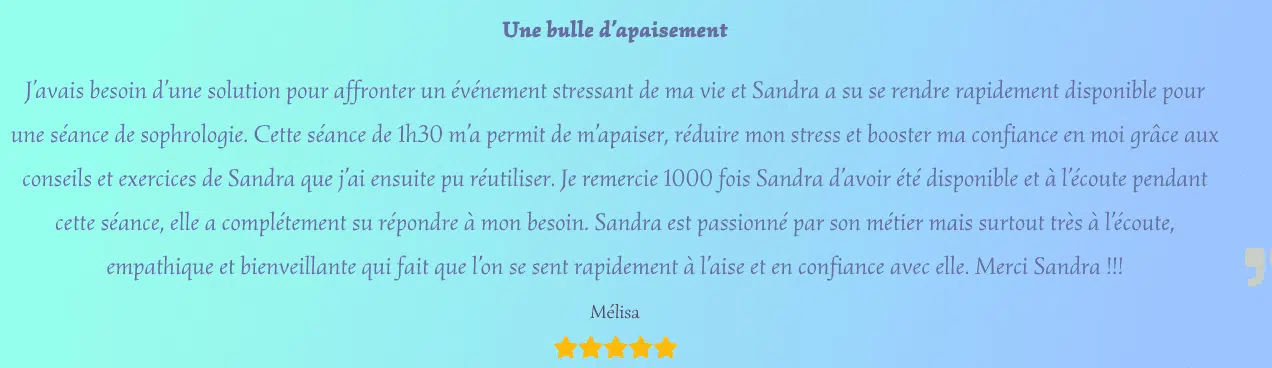 Photo numéro 3 de la galerie de Sandra Vince : Sophrologue à Muret. Prendre RDV