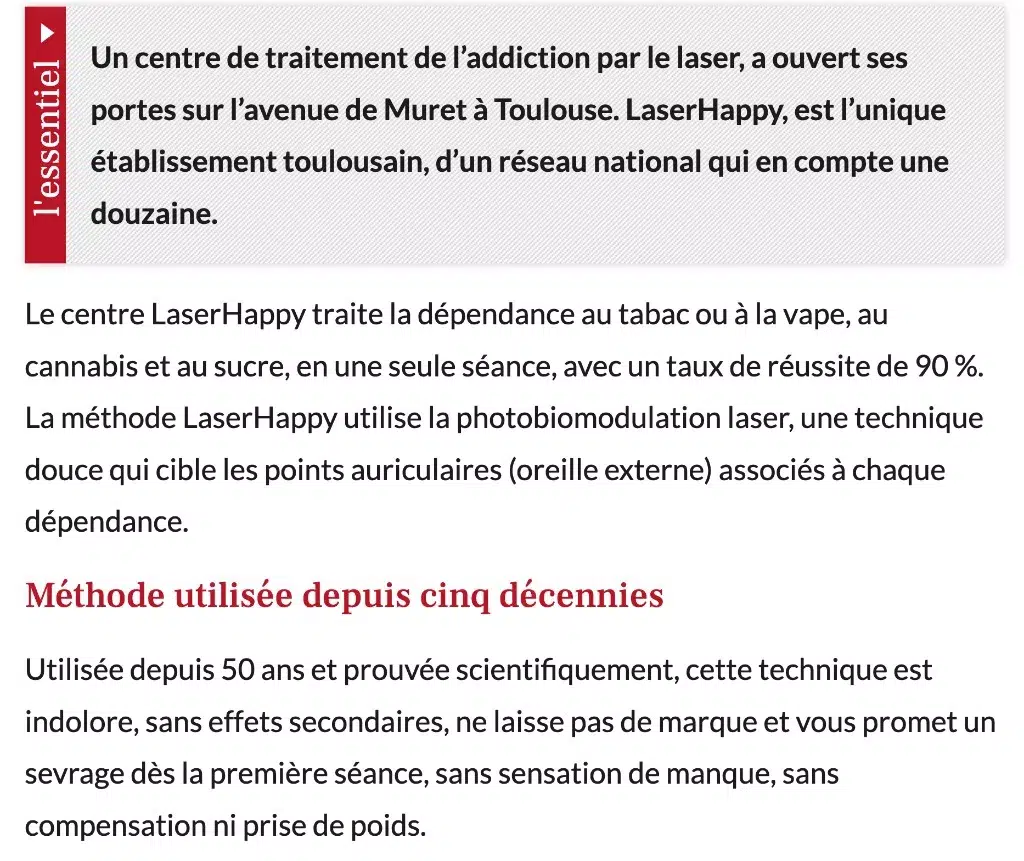 Photo numéro 5 de la galerie de LaserHappy Bénédicte Plumas : Réflexologue à Toulouse. Prendre RDV