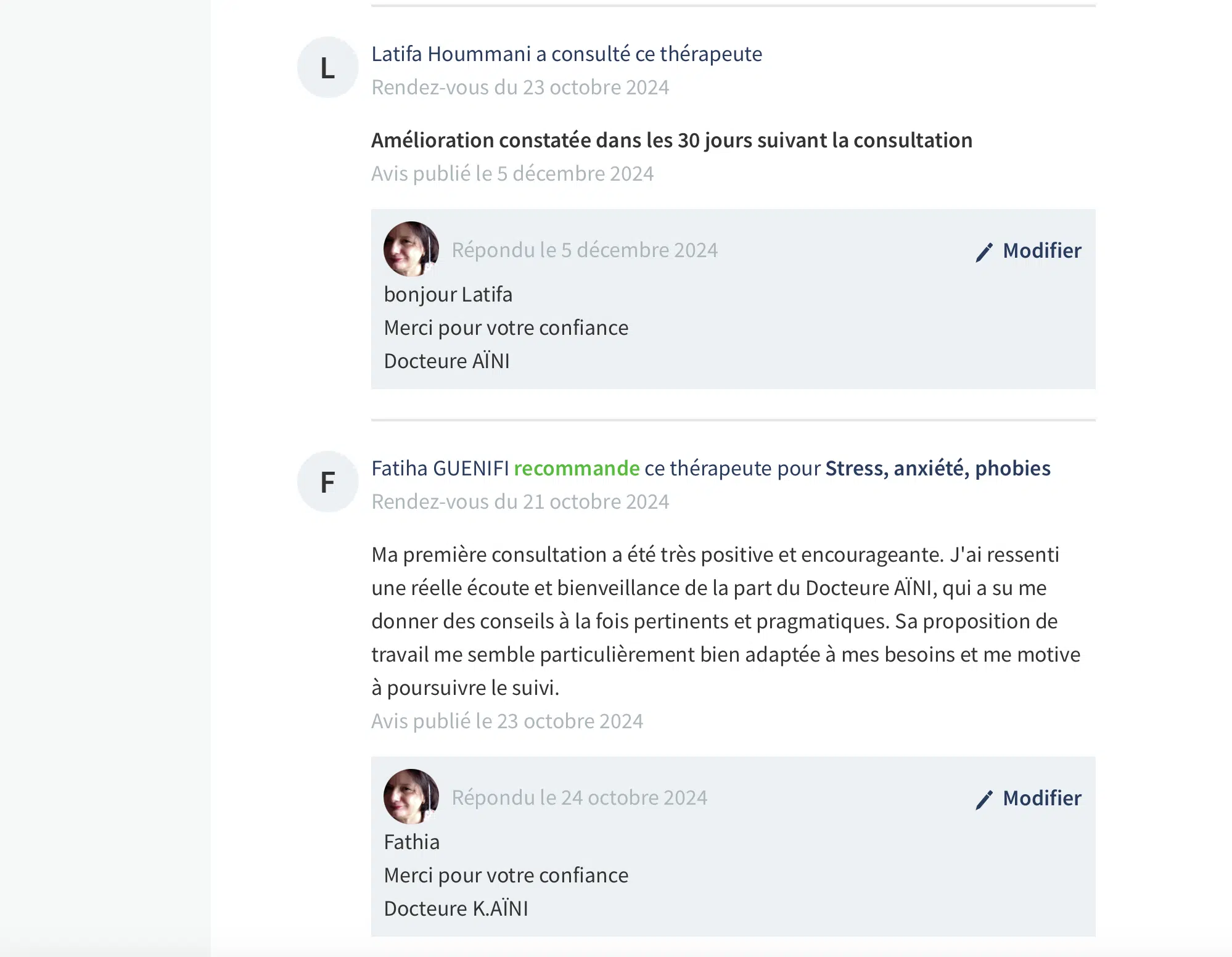 Photo numéro 4 de la galerie de  Docteure Kheira Djamila AÏNI : Psychothérapeute à Paris. Prendre RDV