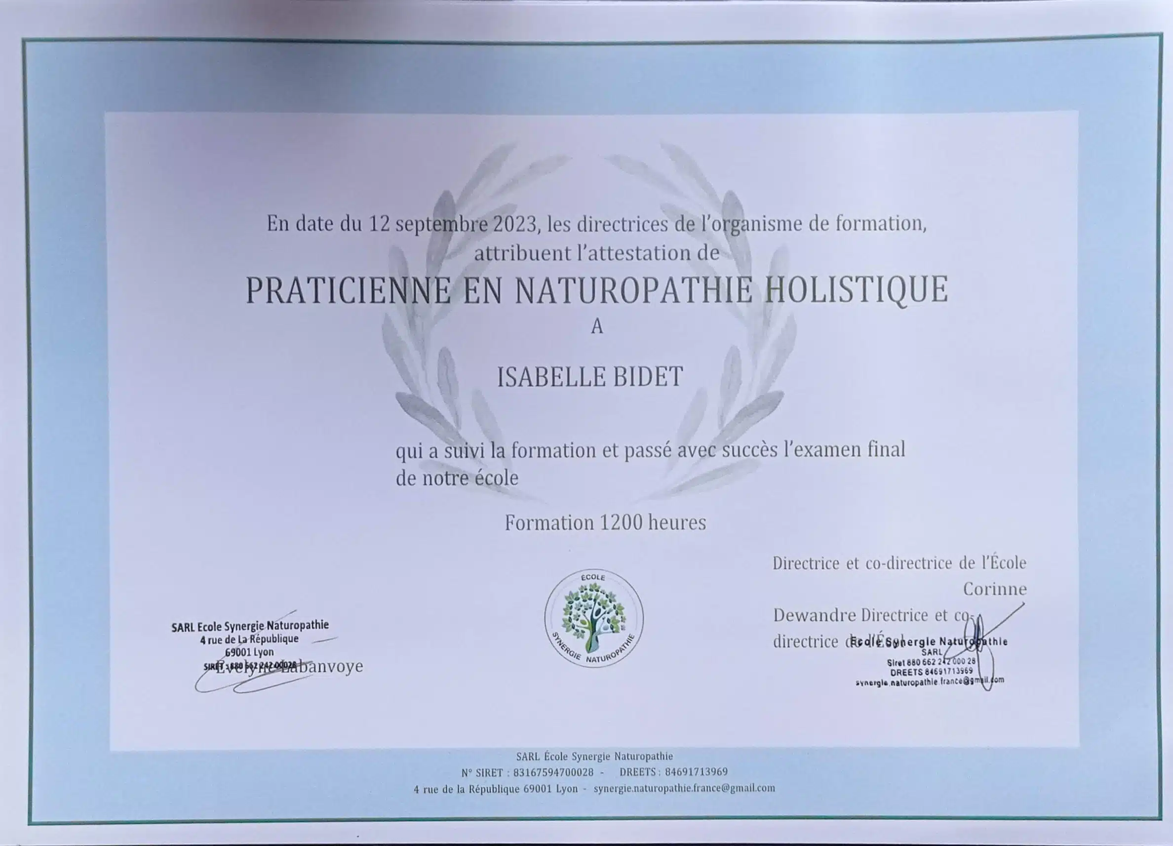 Photo numéro 6 de la galerie de Isabelle Bidet : Naturopathe à Lercoul. Prendre RDV