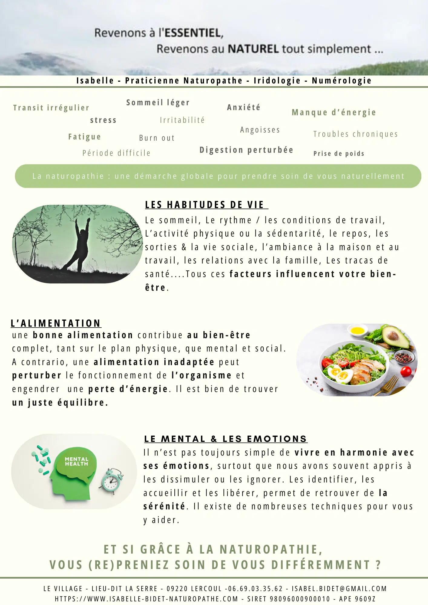Photo numéro 7 de la galerie de Isabelle Bidet : Naturopathe à Lercoul. Prendre RDV