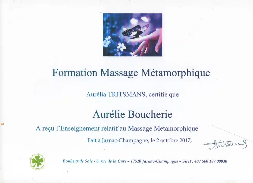 Photo numéro 10 de la galerie de Aurélie Boucherie : Praticien de santé naturelle à Bercloux. Prendre RDV