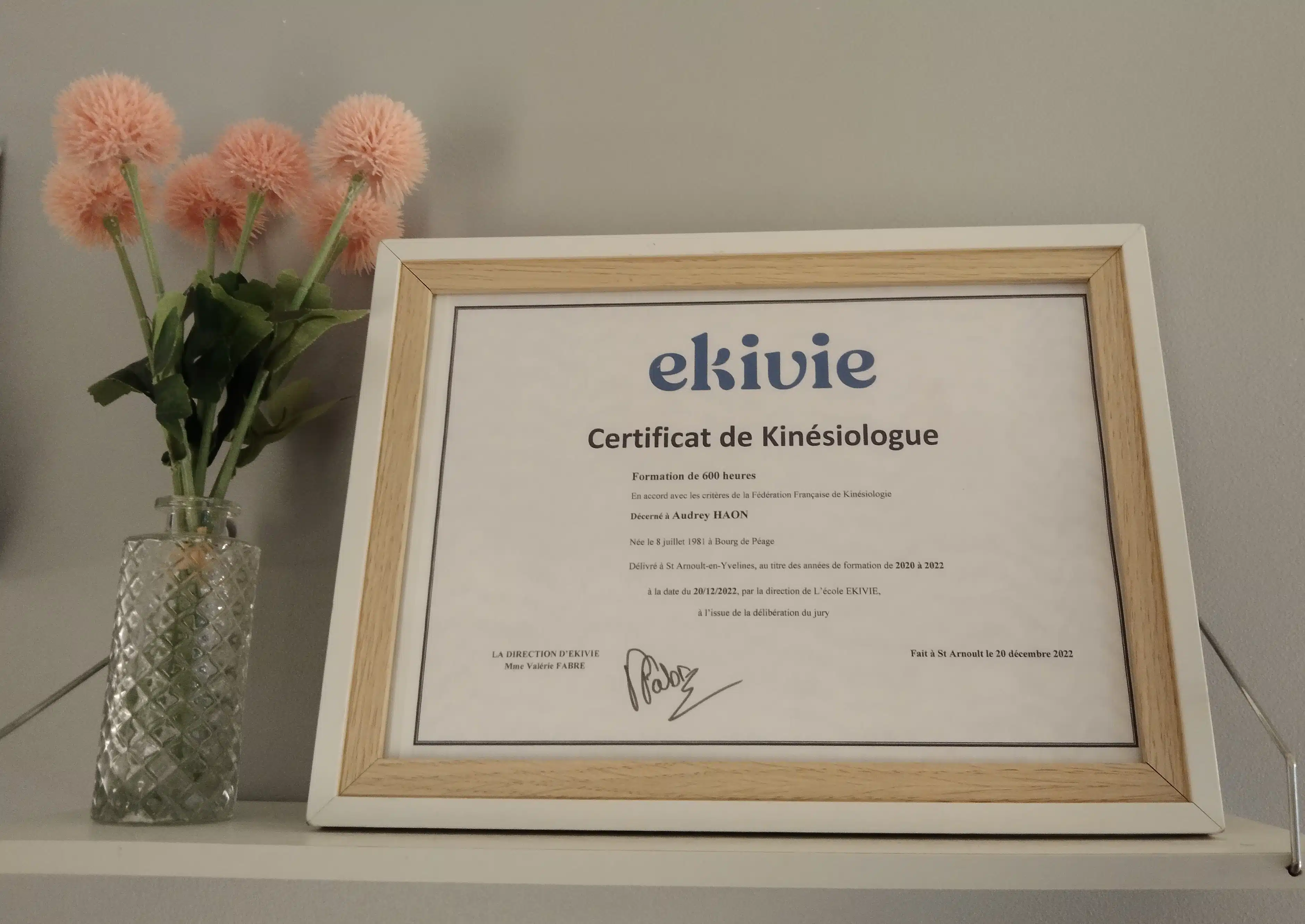 Photo numéro 2 de la galerie de Audrey Haon Kinésiologue : Kinésiologue à Louveciennes. Prendre RDV