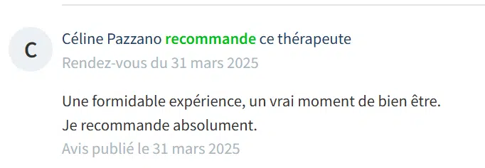 Photo numéro 5 de la galerie de Maeva Muetton : Masseur bien-être à Marseille. Prendre RDV