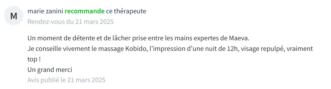 Photo numéro 6 de la galerie de Maeva Muetton : Masseur bien-être à Marseille. Prendre RDV