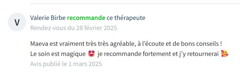 Photo numéro 7 de la galerie de Maeva Muetton : Masseur bien-être à Marseille. Prendre RDV