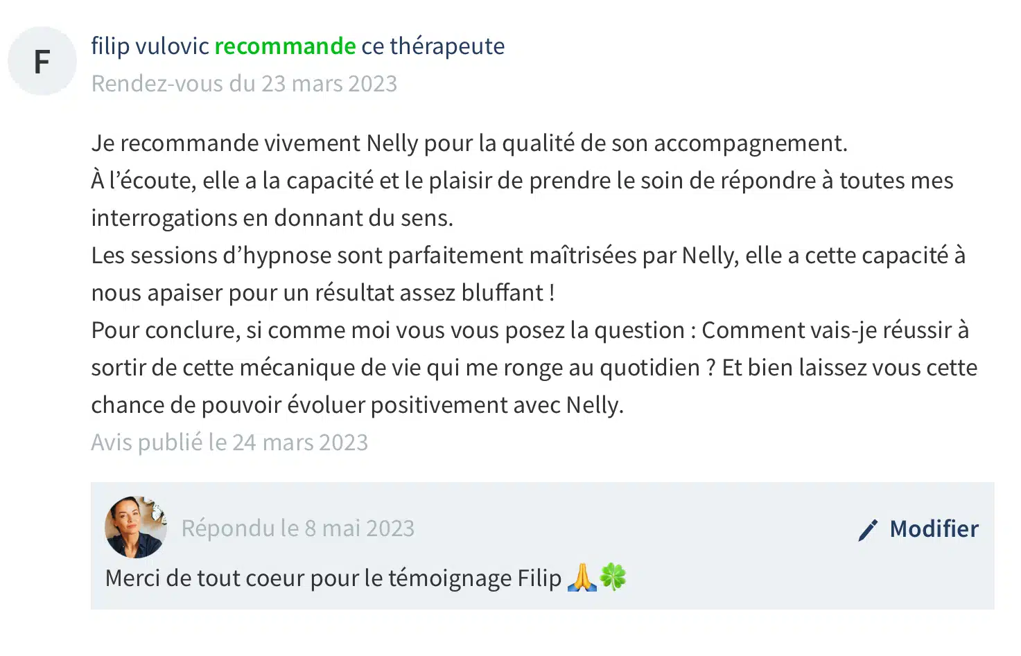 Photo numéro 25 de la galerie de Nelly Osten : Hypnothérapeute à Ruffey-lès-Beaune. Prendre RDV