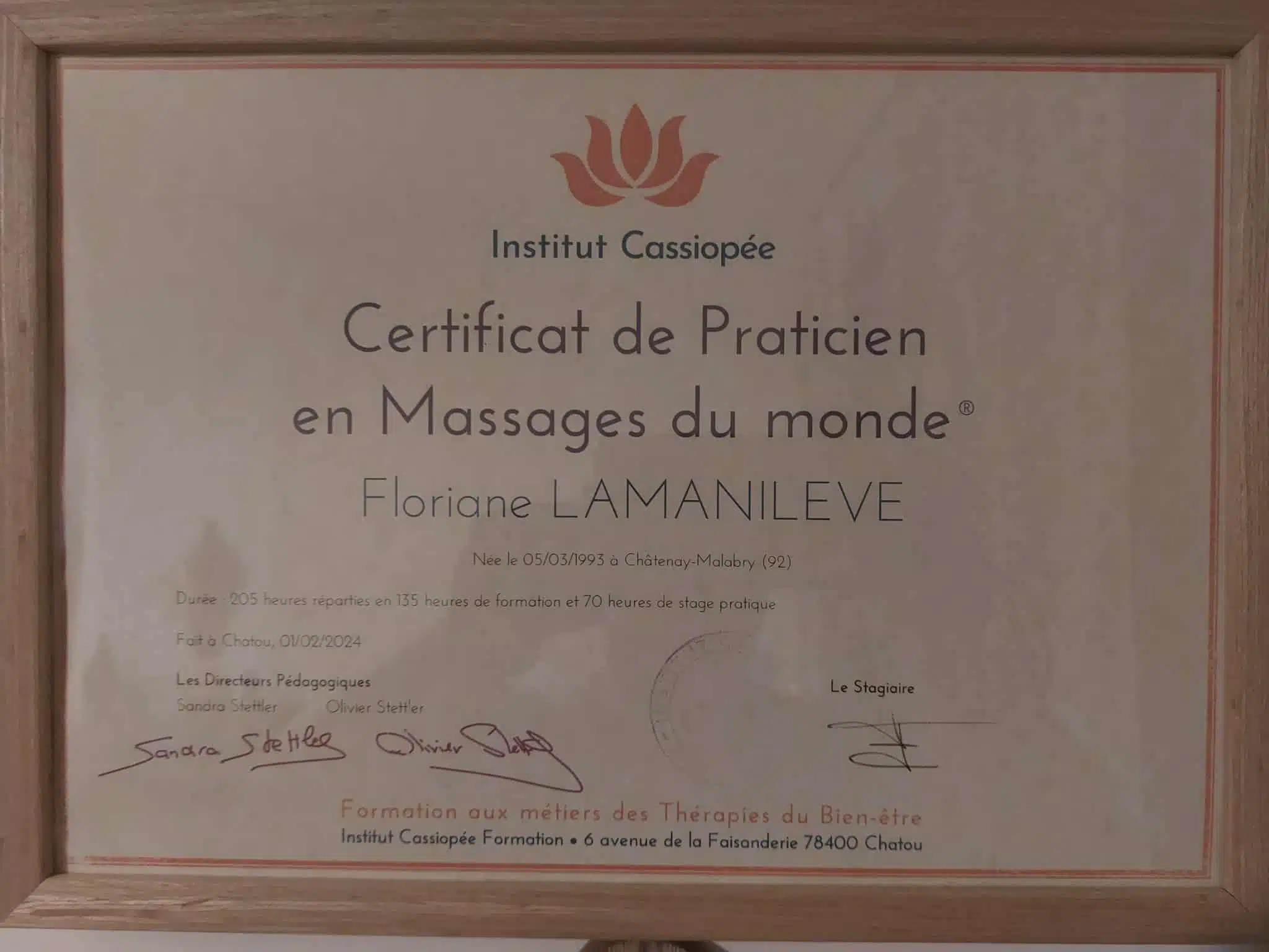 Photo numéro 2 de la galerie de Floriane Lama'Sage : Masseur bien-être à Ancenis-Saint-Géréon. Prendre RDV