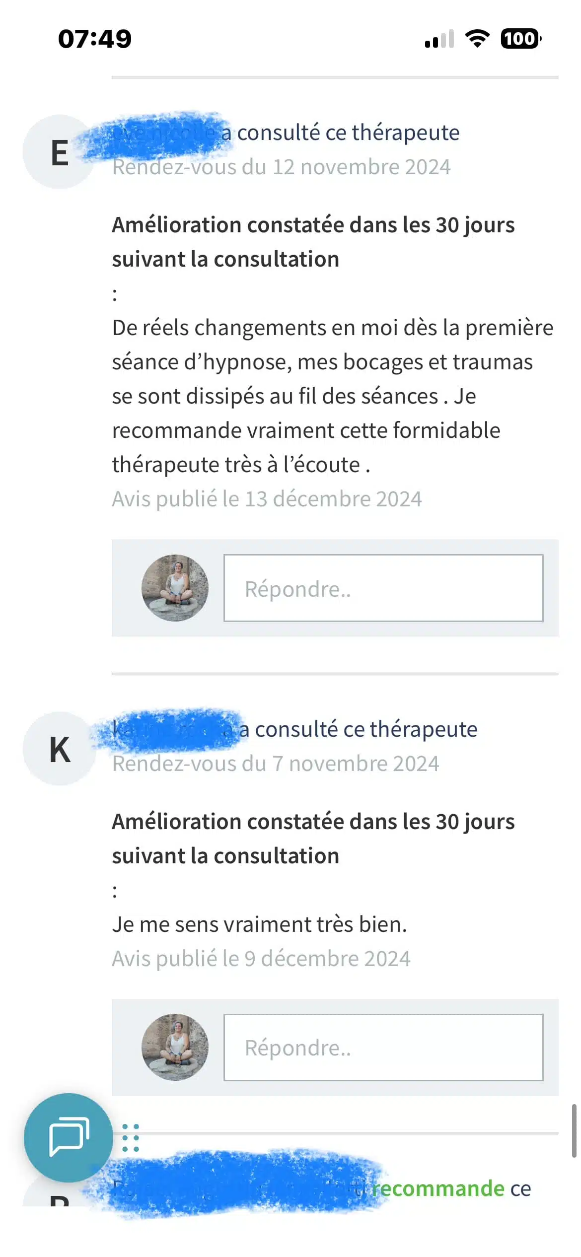 Photo numéro 24 de la galerie de Mélodie Badia Romanach : Hypnothérapeute à Cavalaire-sur-Mer. Prendre RDV
