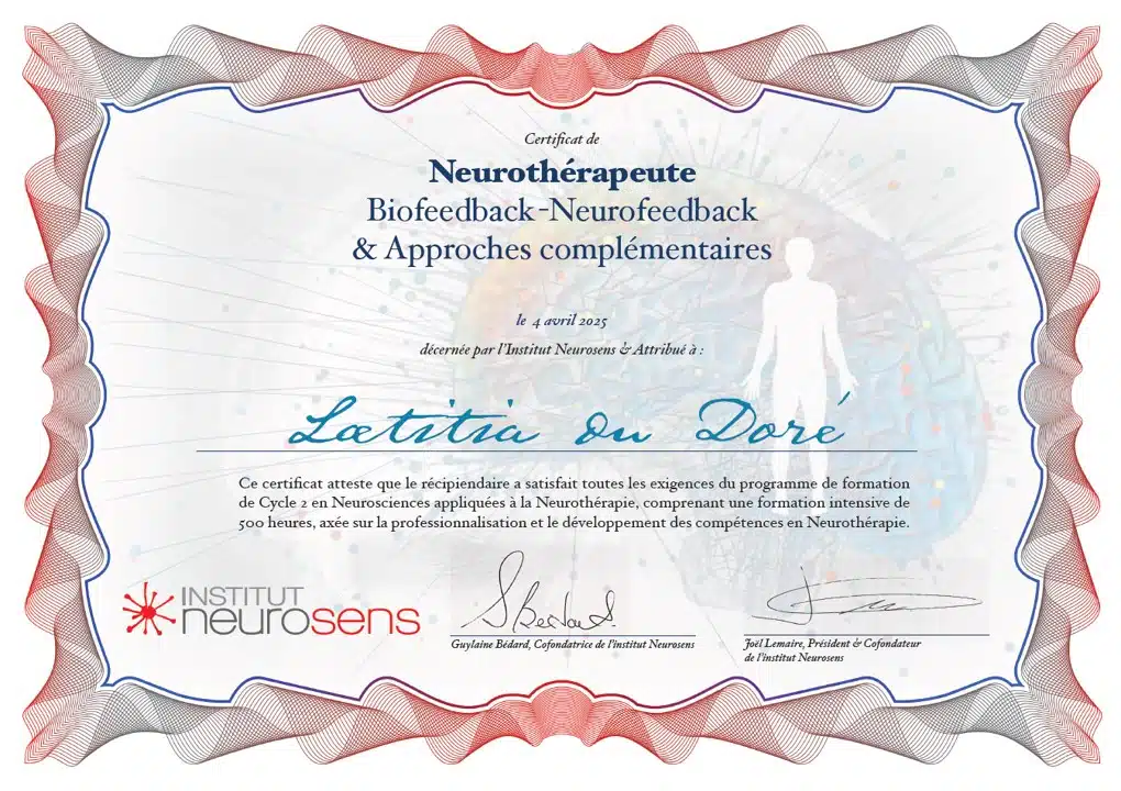 Photo numéro 8 de la galerie de LD Développement Laetitia du Doré : Neurothérapeute à Rennes. Prendre RDV