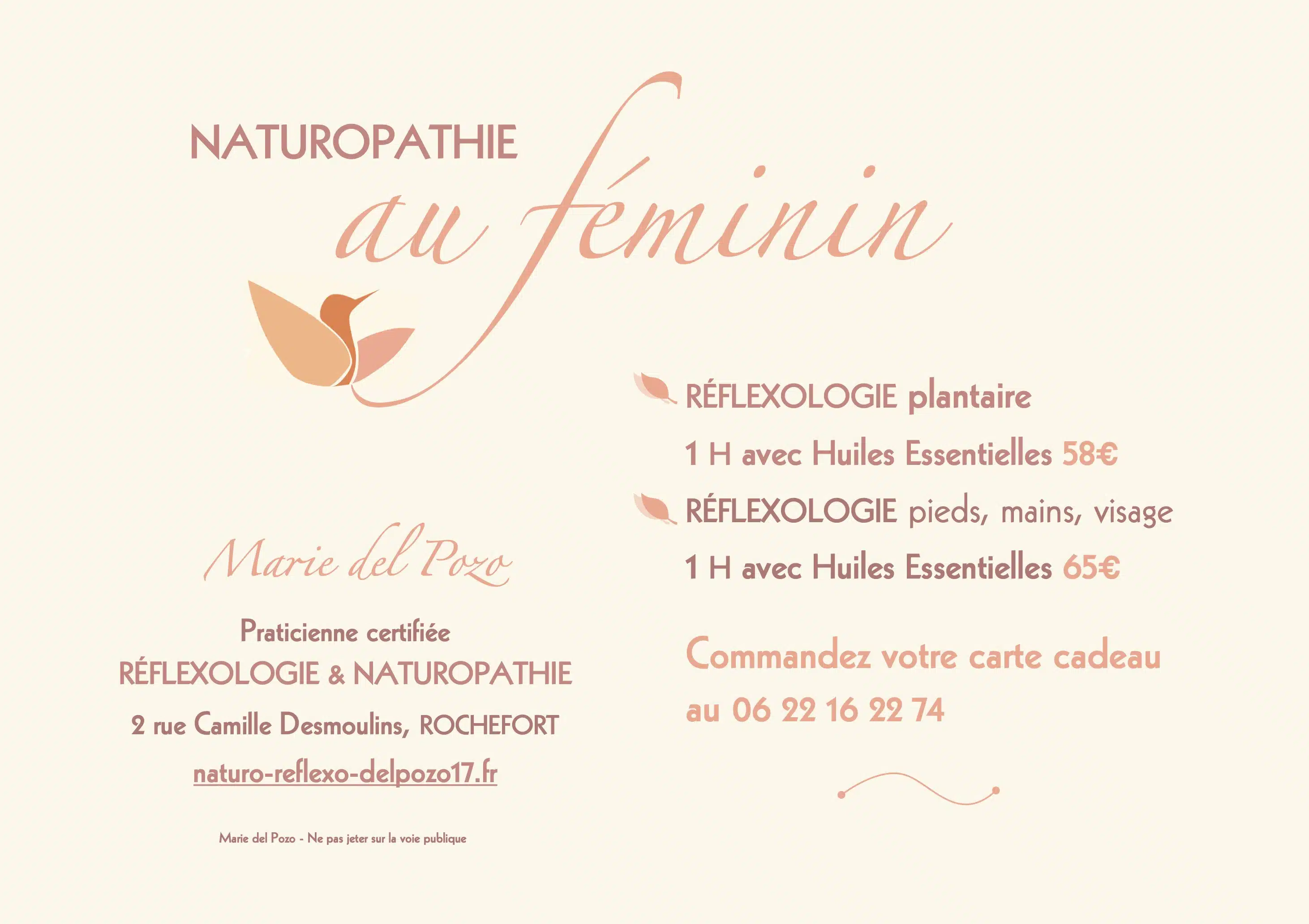 Photo numéro 11 de la galerie de Marie Del Pozo : Naturopathe à Rochefort. Prendre RDV