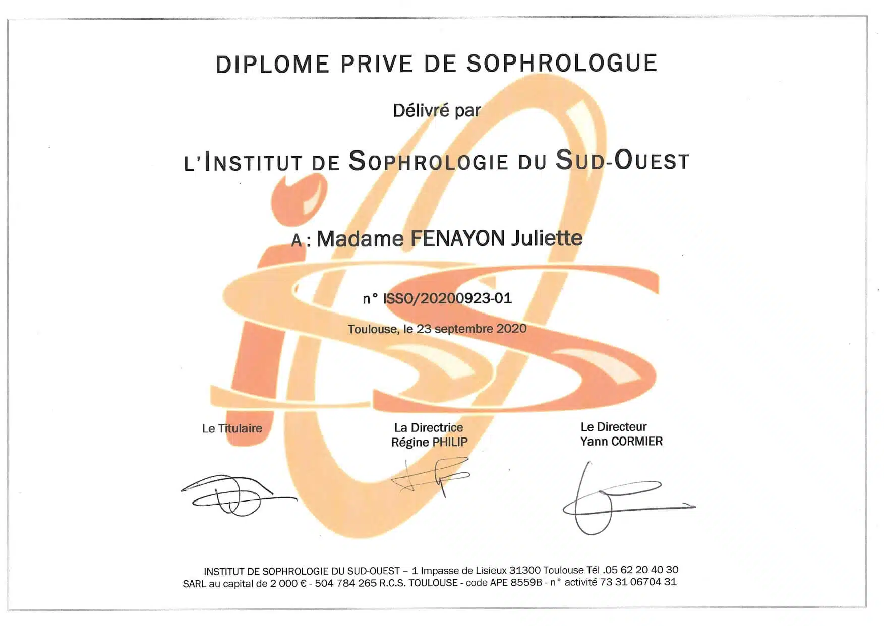 Photo numéro 2 de la galerie de Juliette FENAYON : Sophrologue au HAILLAN. Prendre RDV