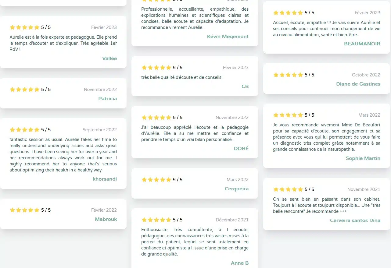 Photo numéro 7 de la galerie de Aurélie De Beaufort : Naturopathe à Paris. Prendre RDV