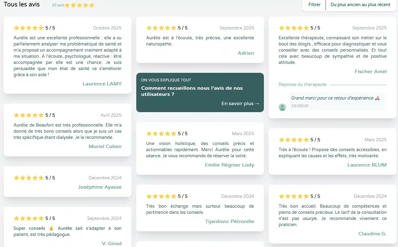 Photo numéro 6 de la galerie de Aurélie De Beaufort : Naturopathe à Paris. Prendre RDV