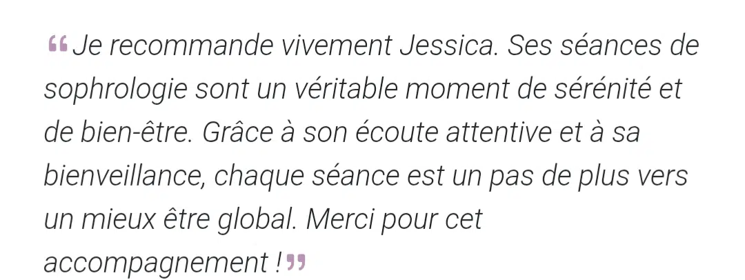 Photo numéro 4 de la galerie de Jessica Doucet : Sophrologue à Montgeron. Prendre RDV