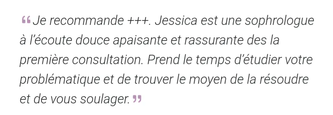 Photo numéro 6 de la galerie de Jessica Doucet : Sophrologue à Montgeron. Prendre RDV