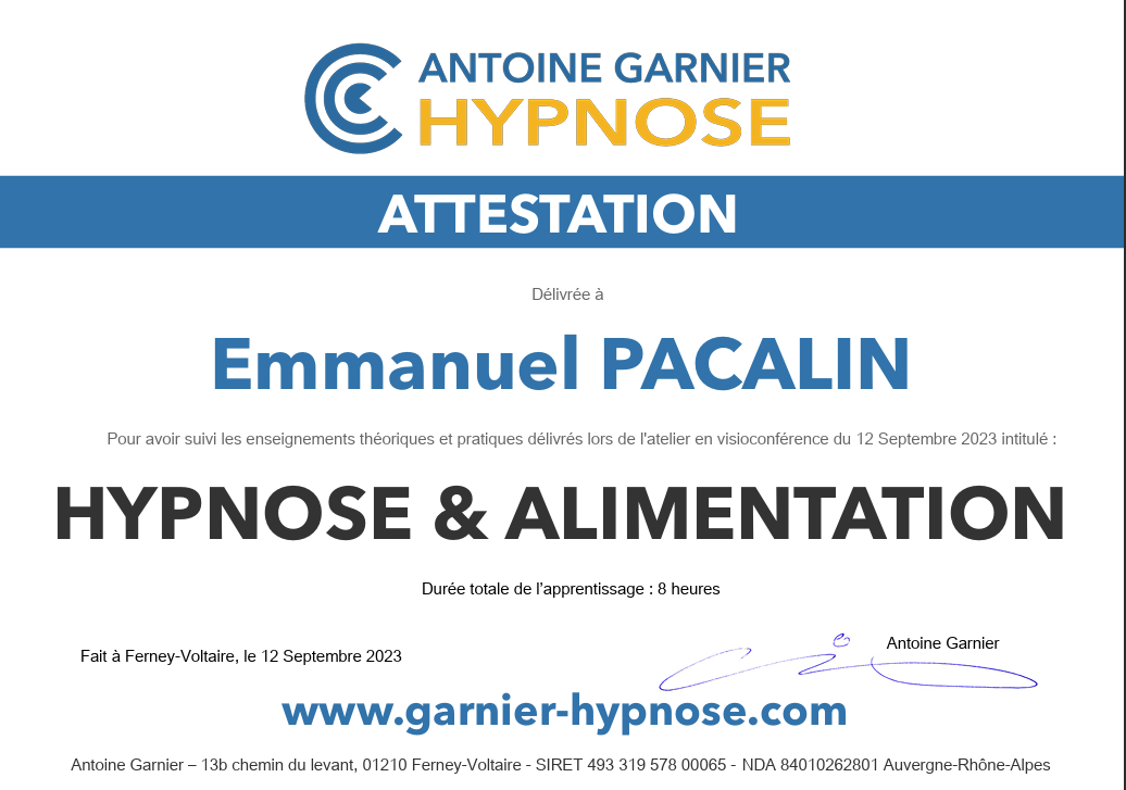 Photo numéro 2 de la galerie de Emmanuel Pacalin : Hypnothérapeute à Montpellier. Prendre RDV