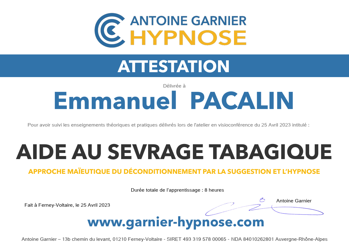 Photo numéro 3 de la galerie de Emmanuel Pacalin : Hypnothérapeute à Montpellier. Prendre RDV