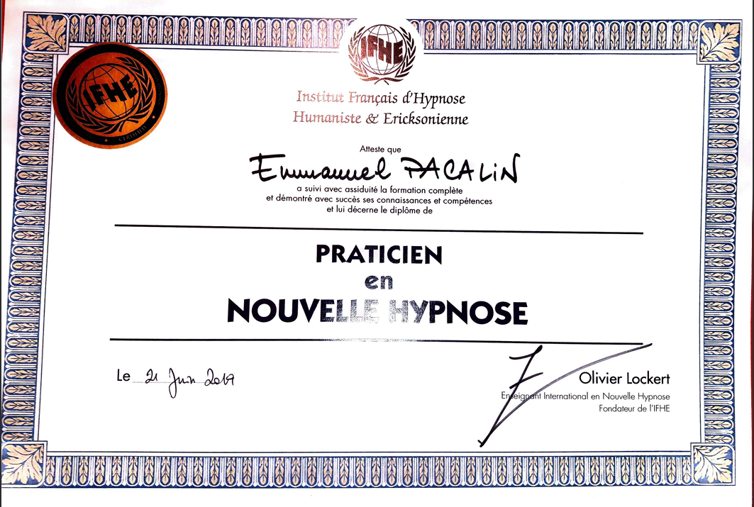 Photo numéro 5 de la galerie de Emmanuel Pacalin : Hypnothérapeute à Montpellier. Prendre RDV