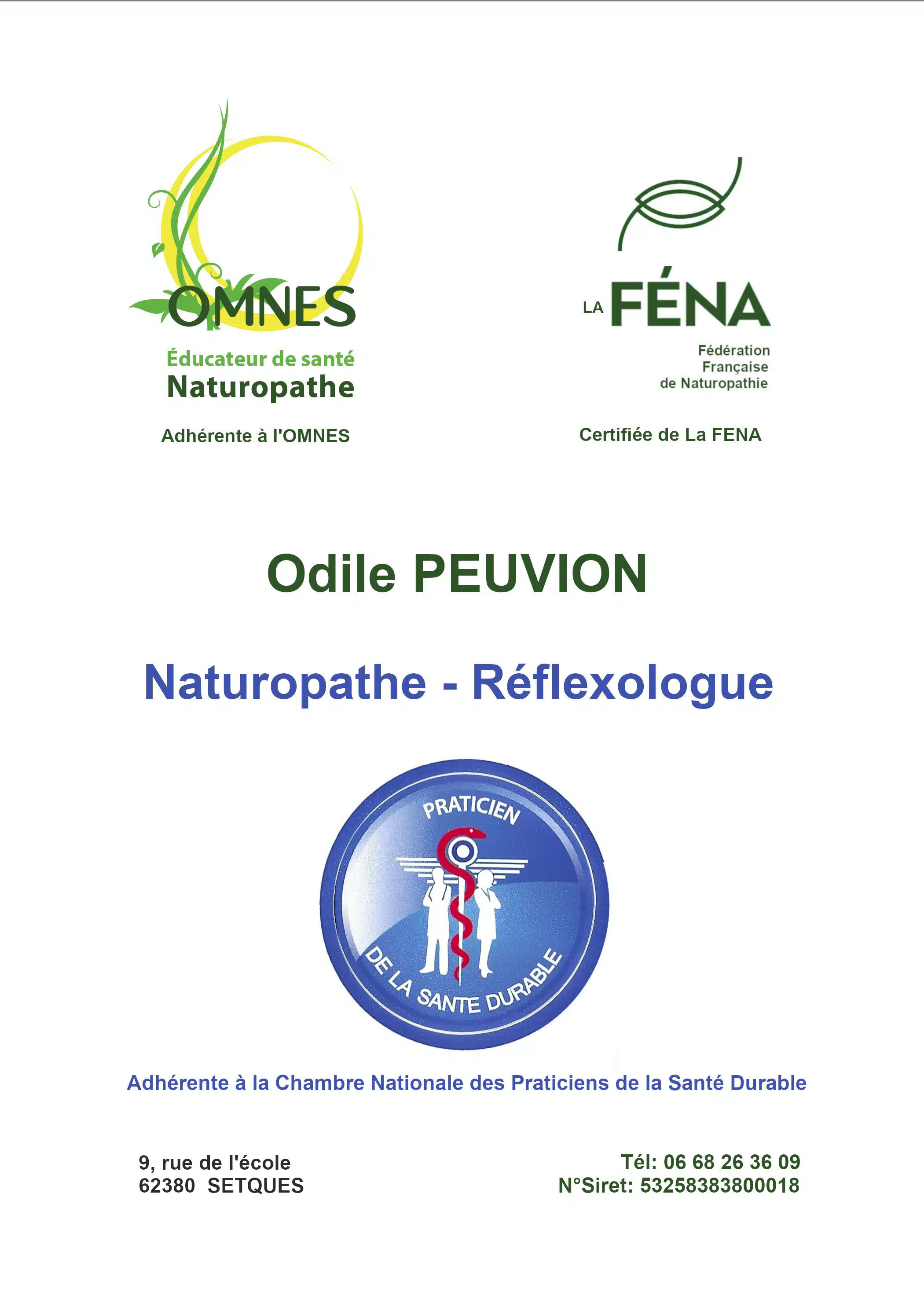 Photo numéro 6 de la galerie de Odile Peuvion : Naturopathe à Setques. Prendre RDV