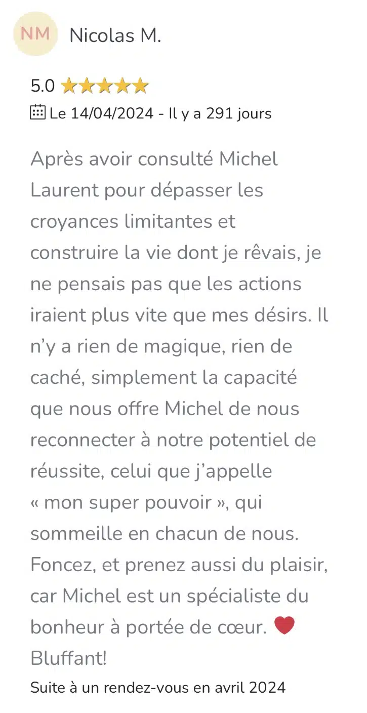 Photo numéro 9 de la galerie de Michel Laurent : Psychopraticien à Tarbes. Prendre RDV