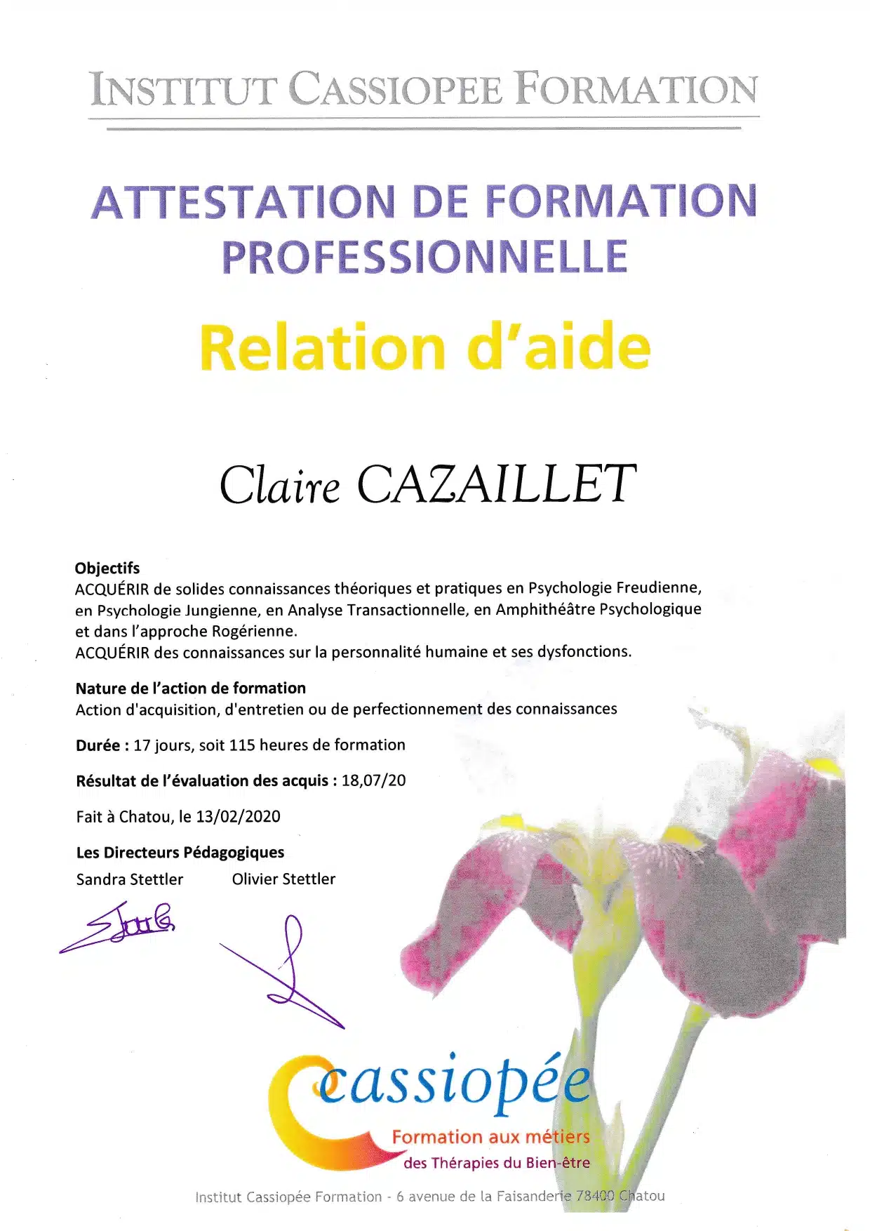 Photo numéro 5 de la galerie de Claire Cazaillet : Sophro-analyste à Puteaux. Prendre RDV