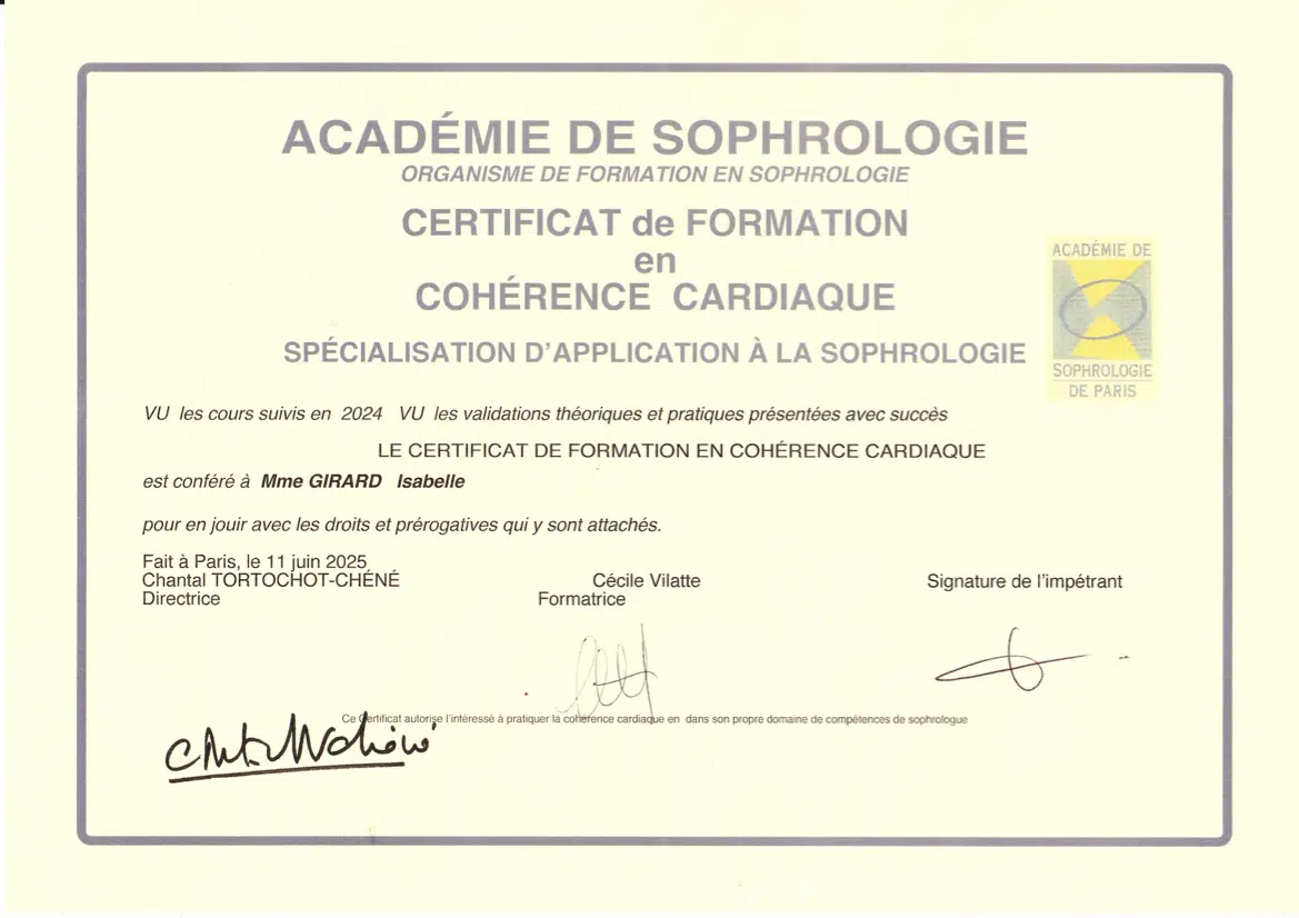 Photo numéro 4 de la galerie de Isabelle Girard : Sophrologue à Joinville-le-Pont. Prendre RDV